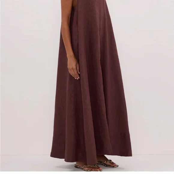 DISSH Walnut A-Line Maxi Skirt - Picture 1 of 5